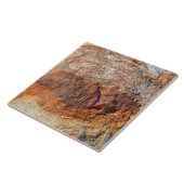 Rusty Bumpy Marbling Rock Photo Ceramic Tile Tegeltje (Zijkant)