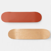 Rusty Burnt Pumpkin Solid Color Persoonlijk Skateboard (Horizontaal)