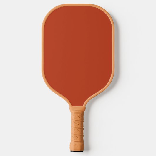 Rusty Burnt Pumpkin Solid Color Pickleball Paddle (Achterkant)