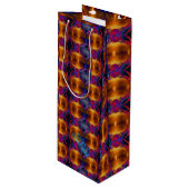 Rusty Butterfly Wijn Cadeautas (Voorkant Gekanteld)