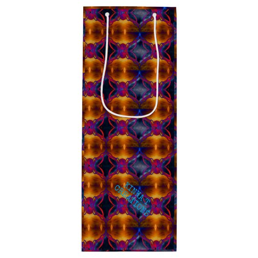 Rusty Butterfly Wijn Cadeautas (Voorkant)