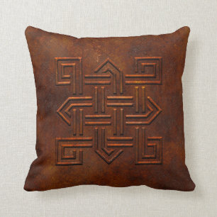 Rusty Celtic Knot Pillow Kussen