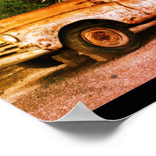 Rusty Classic Car Poster (Hoek)
