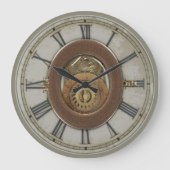 Rusty Cogs Steampunk Grote Klok (Voorkant)