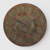 Rusty Coppertones Steampunk Clock Grote Klok (Voorkant)
