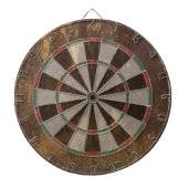 Rusty Dartboard Tournament Darts Lover Dartbord (Voorkant)
