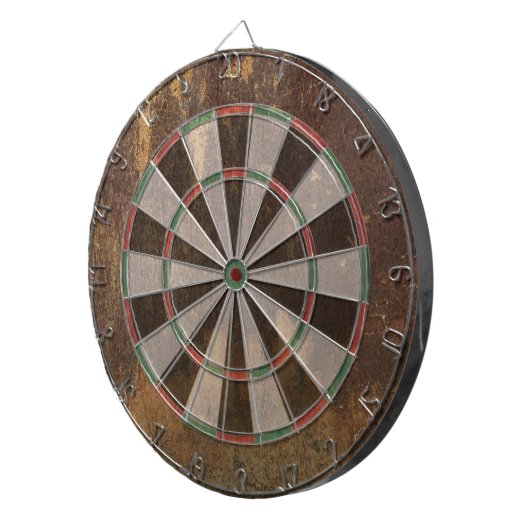 Rusty Dartboard Tournament Darts Lover Dartbord (Voorkant Rechts)
