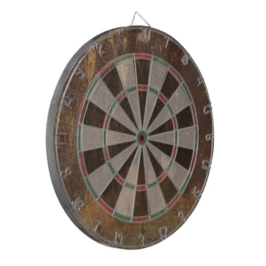 Rusty Dartboard Tournament Darts Lover Dartbord (Voorkant Links)