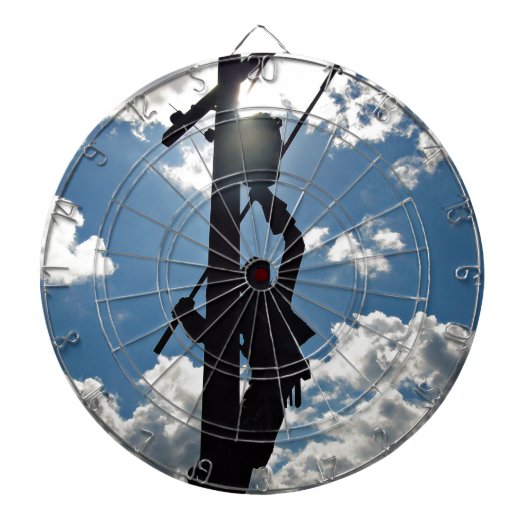 Rusty de Lineman Dartbord (Voorkant)