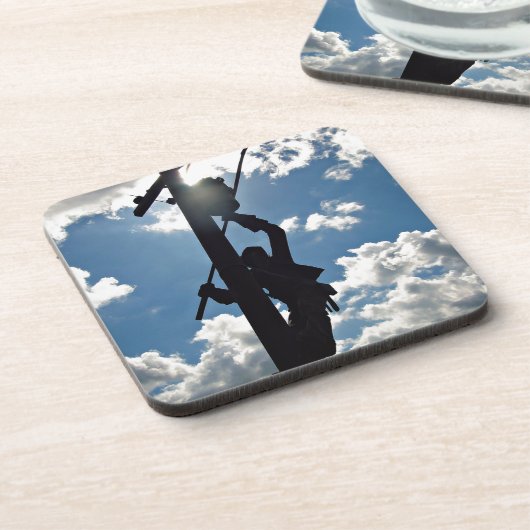 Rusty de Lineman Drankjes Onderzetter (Linkerzijde)