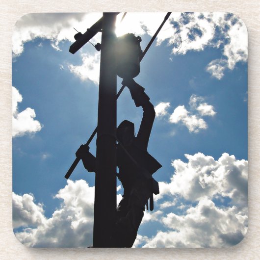 Rusty de Lineman Drankjes Onderzetter (Voorkant)