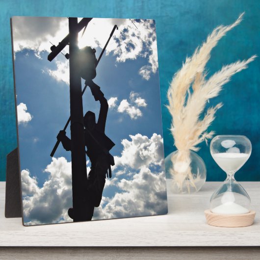 Rusty de Lineman Fotoplaat (Zijkant)