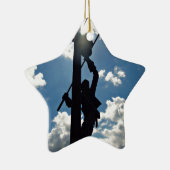 Rusty de Lineman Keramisch Ornament (Rechts)