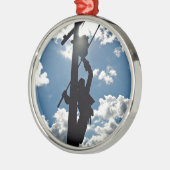 Rusty de Lineman Metalen Ornament (Links)