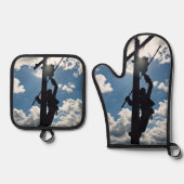 Rusty de Lineman Ovenwant & Pannenlap Set (Voorkant)