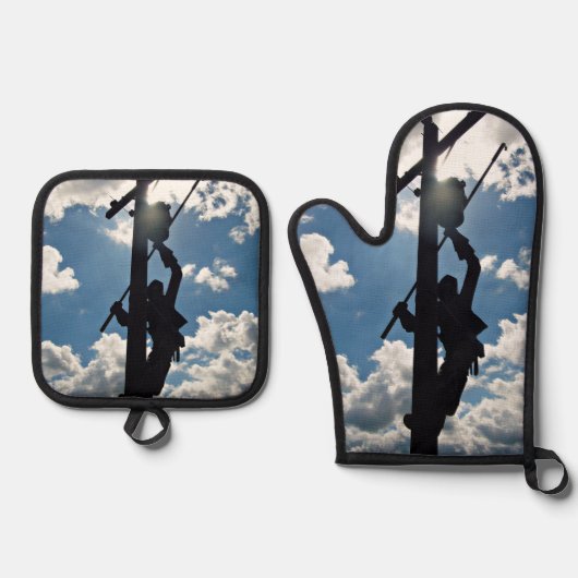 Rusty de Lineman Ovenwant & Pannenlap Set (Voorkant)