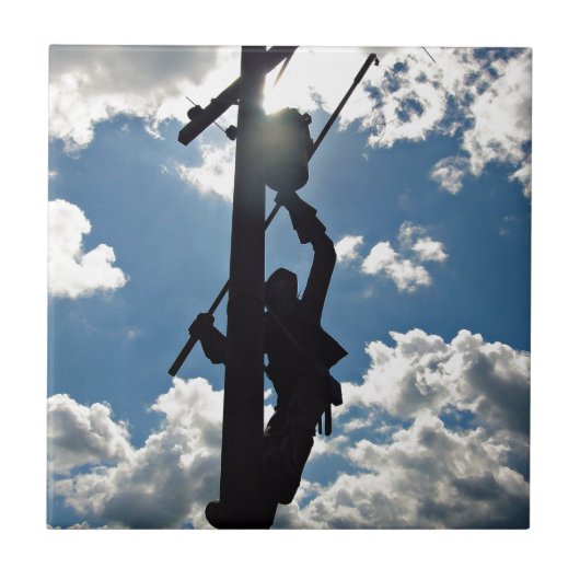 Rusty de Lineman Tegeltje (Voorkant)