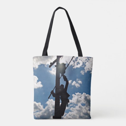 Rusty de Lineman Tote Bag (Achterkant)