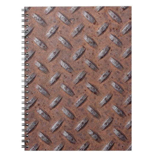 Rusty Diamond Bord Pattern Notitieboek (Voorkant)