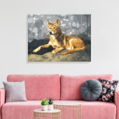 Rusty Dog Canvas Afdruk (Insitu (Woonkamer))