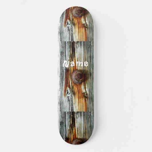Rusty driftwood grijs Thunder_Cove Persoonlijk Skateboard (Voorkant)