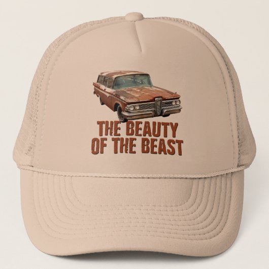 Rusty Edsel stationwagen Trucker Pet (Voorkant)