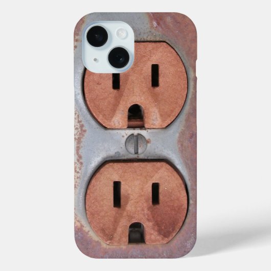 Rusty Electrical Outlet Case-Mate iPhone Case (Achterkant)