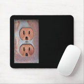 Rusty Electrical Outlet Muismat (Met muis)