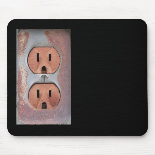 Rusty Electrical Outlet Muismat (Voorkant)