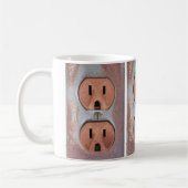 Rusty Electrical Outlets Koffiemok (Links)