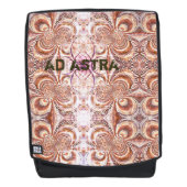 Rusty Fractal Ad Astra Science Fiction Rugtassen (Voorkant)
