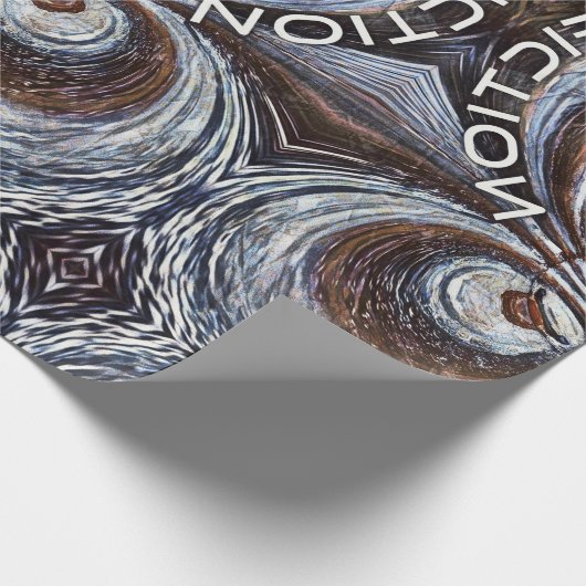 Rusty Fractal Science Fiction Cadeaupapier (Hoek)