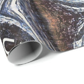 Rusty Fractal Science Fiction Cadeaupapier (Rol Hoek)