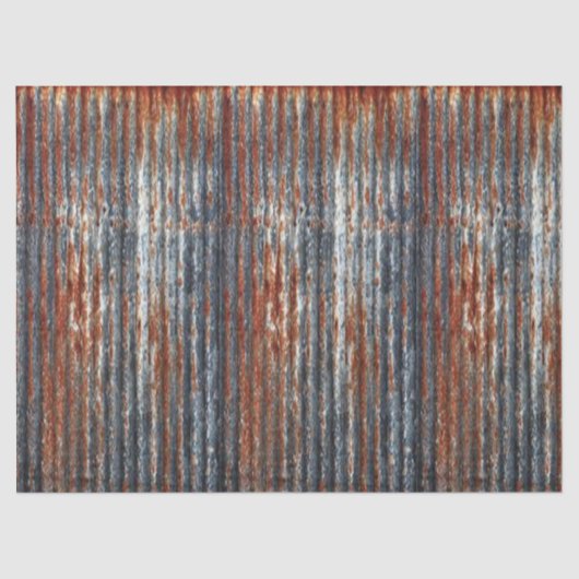 Rusty Galvanized Steel Decoupage paper Tissuepapier (Voorkant)