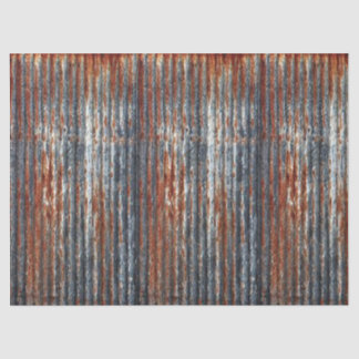 Rusty Galvanized Steel Decoupage paper Tissuepapier