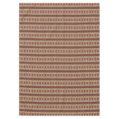 Rusty Geometric Boho Print Tafelkleed (Voorkant)