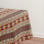 Rusty Geometric Boho Print Tafelkleed (Voorbeeld)