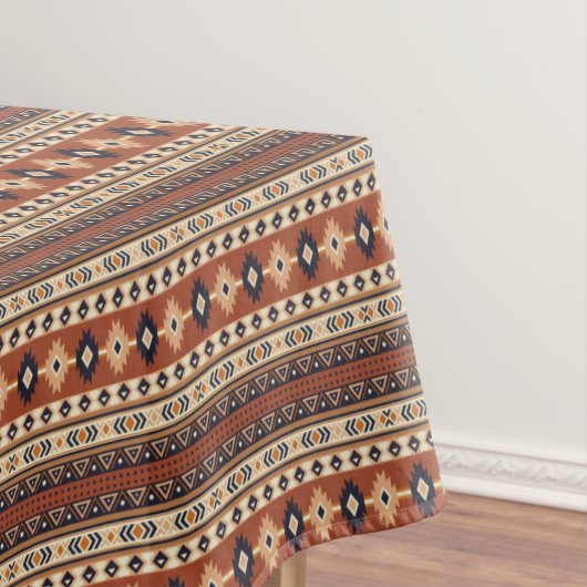 Rusty Geometric Boho Print Tafelkleed (Voorbeeld)