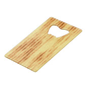 Rusty Gold Abstract Creditkaart Flessenopener (Achterkant Gekanteld)