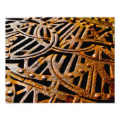 Rusty Grate Foto Afdruk (Voorkant)