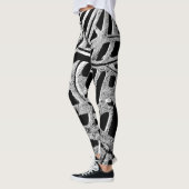 Rusty Grate in Grey Leggings (Links)