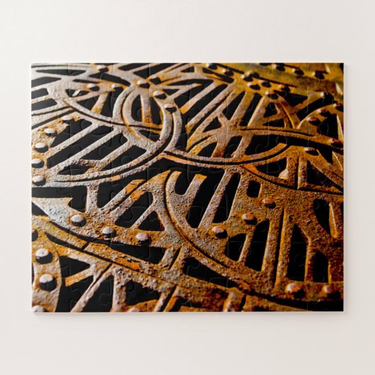 Rusty Grate Legpuzzel (Horizontaal)