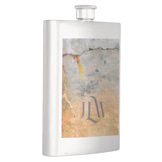 Rusty Gray Urban Grunge Stylish Flacon (Rechts)