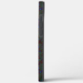 Rusty green crackle with flashblue strokes Case-Mate iPhone case (Achterkant / Links)