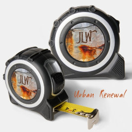 Rusty Grey en Sinaasappel Urban Grunge Industrial Rolmaat