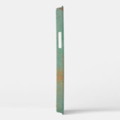 Rusty groen gewethered textured metal urban panel  Case-Mate iPhone case (Achterkant / Rechts)