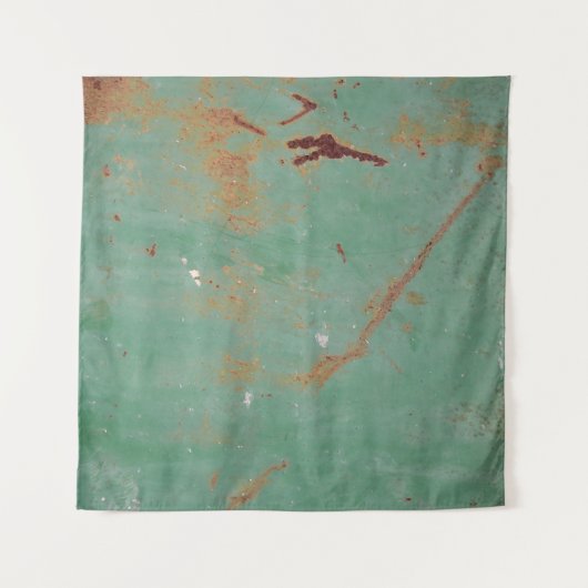 Rusty groen gewethered textured metal urban panel wandkleed (Voorkant (horizontaal))