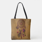 Rusty Grunge | Boho Drocatcher Tote Bag (Achterkant)