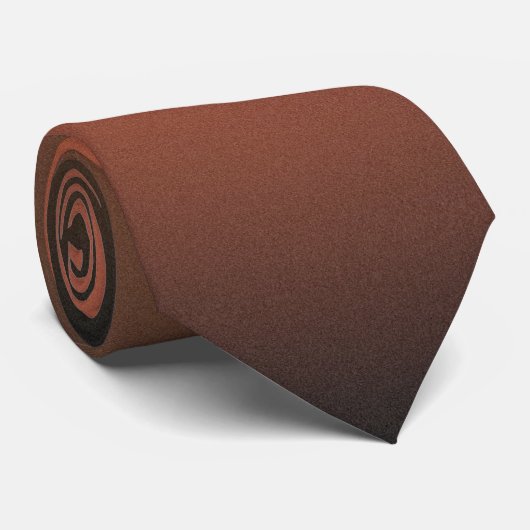 Rusty Herfst Ombre Custom Necktie Stropdas (Opgerold)