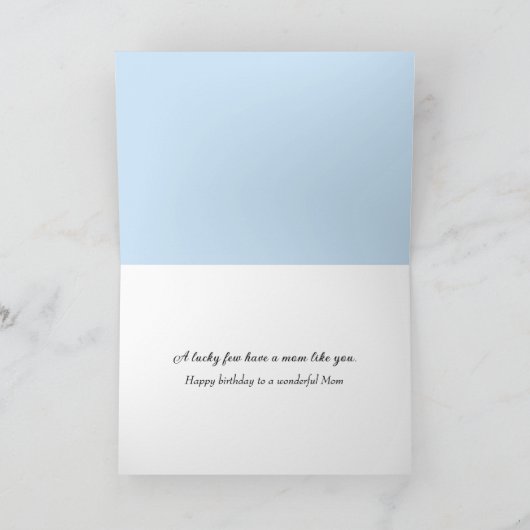 Rusty Hoefijzer voor mama's verjaardag Kaart (Binnen)